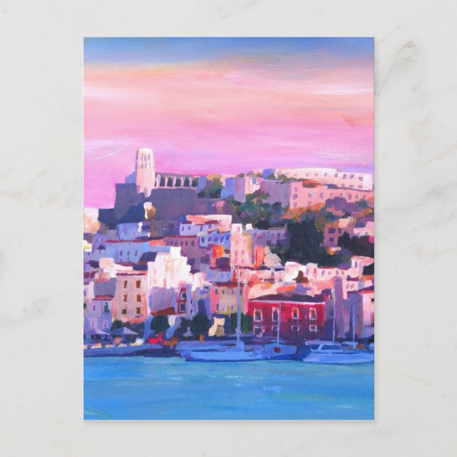Postal Ibiza Eivissa Old Town Y Harbour Pearl (Anverso)