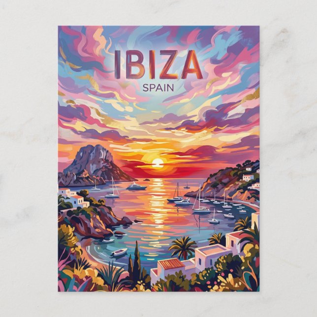 Postal Ibiza España (Anverso)