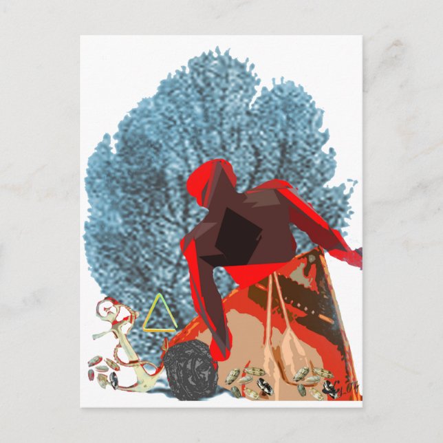 POSTAL IBU AGANA YEMAYA (Anverso)