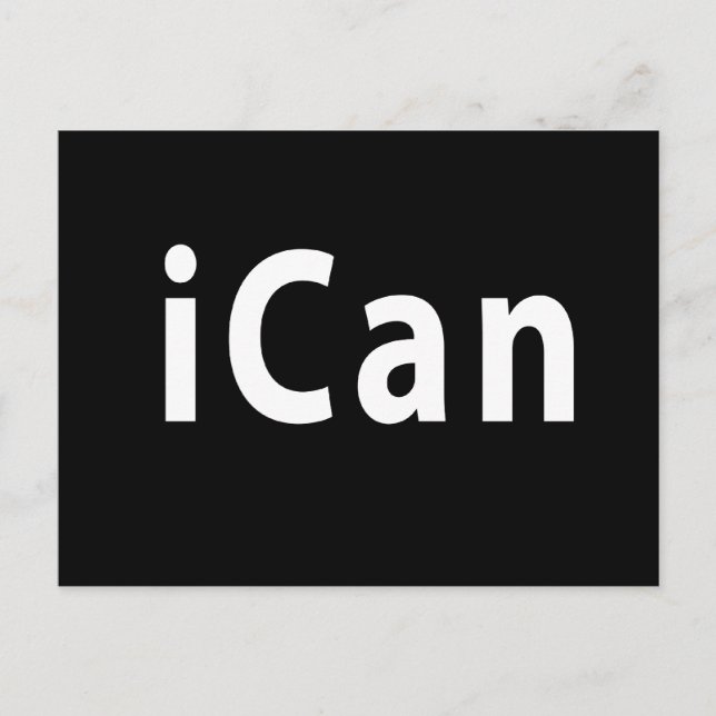 Postal iCan - PERSONALIZABLE (Anverso)