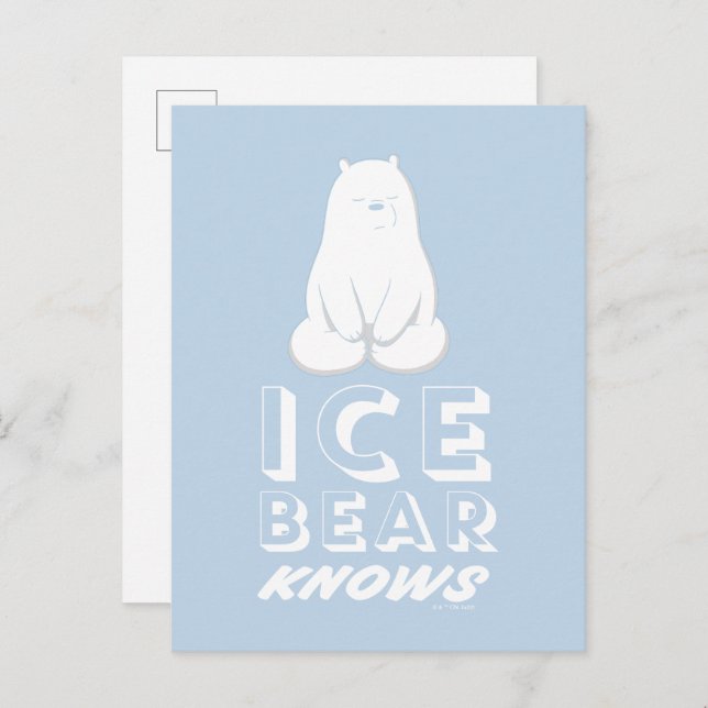 Postal Ice Bear Knows (Anverso / Reverso)