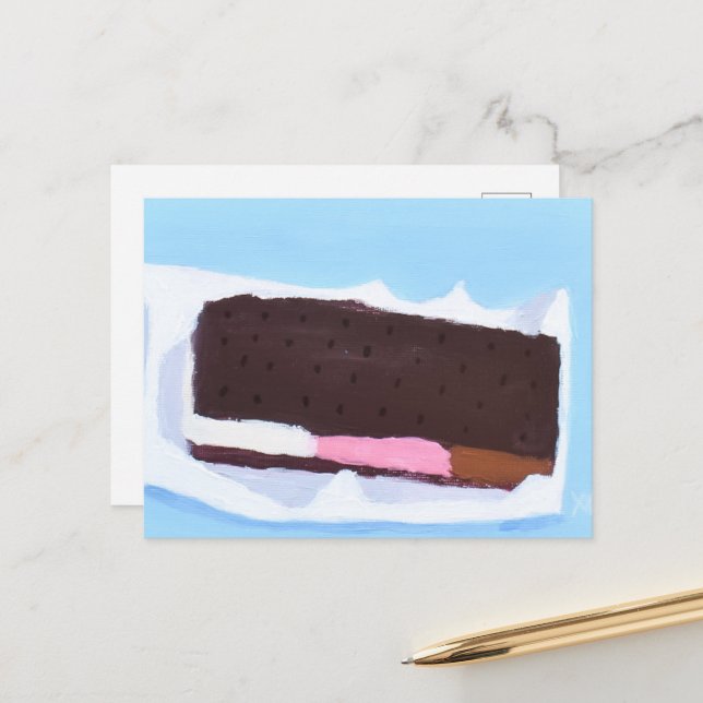 Postal Ice Cream Bar (Anverso/Reverso In Situ)