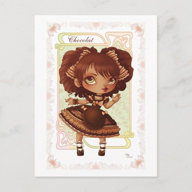 Postal Ice Cream Lolita Chocolat (Anverso)
