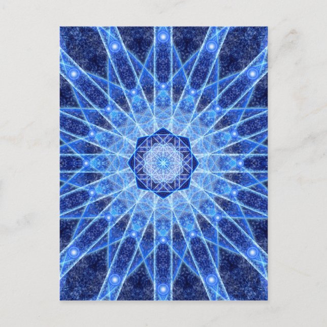 Postal Ice Lotus Mandala (Anverso)