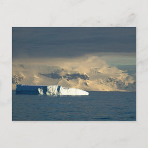 Postal Iceberg en los inicios del Paso Drake justo