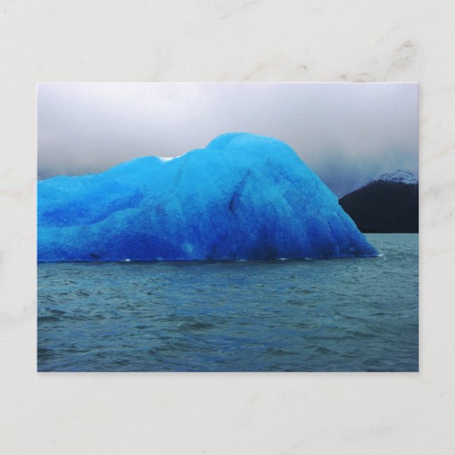 Postal Iceberg, Glaciar Upsala, Lago Argentina (Anverso)