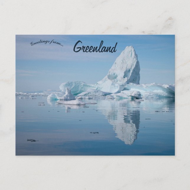 Postal Iceberg in Ilulissat Greenland (Anverso)