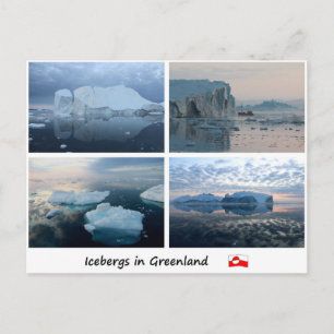 Postal Icebergs de Groenlandia 3
