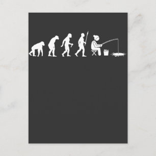Postal Icefish Evolution Funny Angel Humor