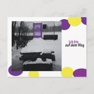 Postal Ich bin auf dem Weg
