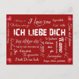 Postal ¡Ich liebe Dich!