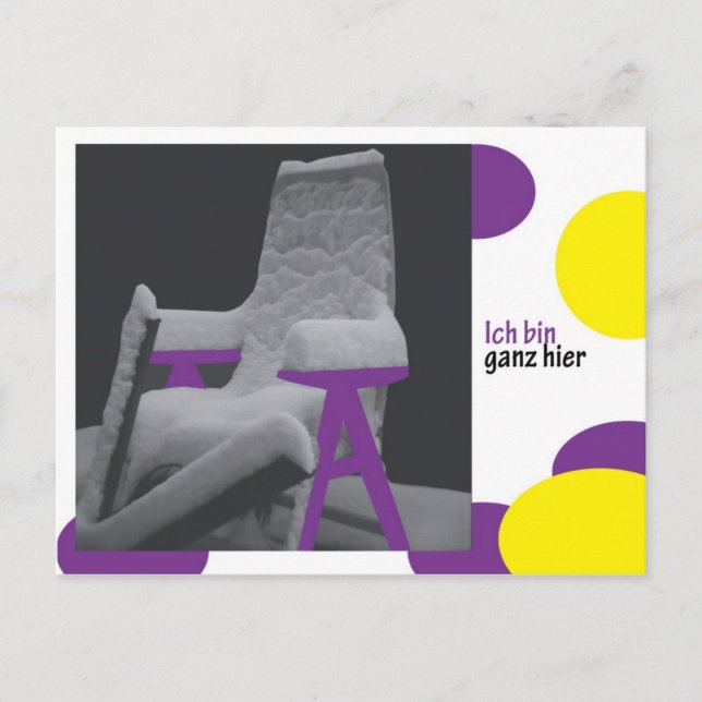 Postal ichbinganzhier (Anverso)