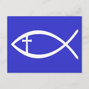 Postal Ichthus Christian Fish