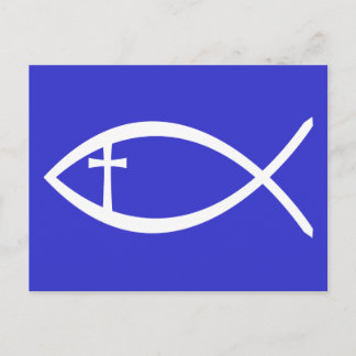 Postal Ichthus Christian Fish