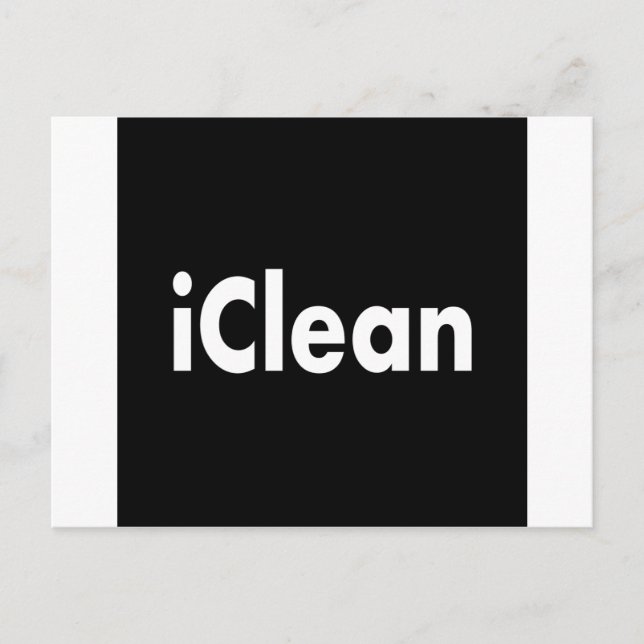 Postal iClean (Anverso)