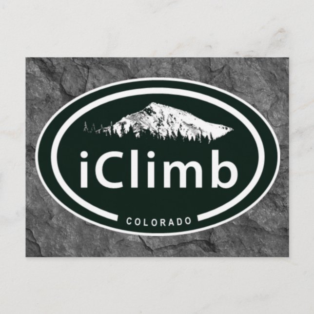 Postal iClimbing Colorado Rocky Mountain (Anverso)