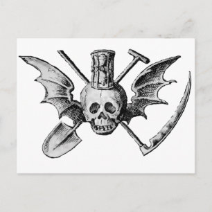 Postal Icones Mortis (detalle)