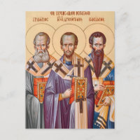 Icono cristiano ortodoxo de los Tres Jerarcas