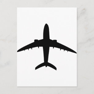 Postal icono de avión
