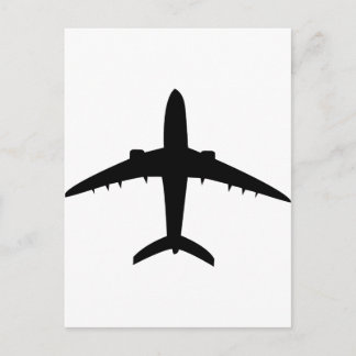 Postal icono de avión