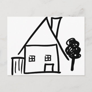 Postal icono de casa