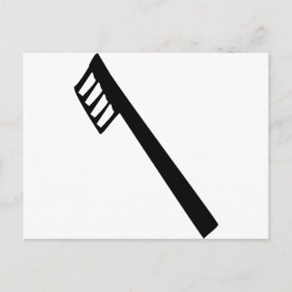 Postal icono de cepillo de dientes