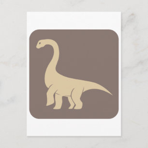 Postal Icono de dinosaurios de Jobaria Sauropod