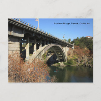 Postal Icono de Folsom: Puente arcoiris