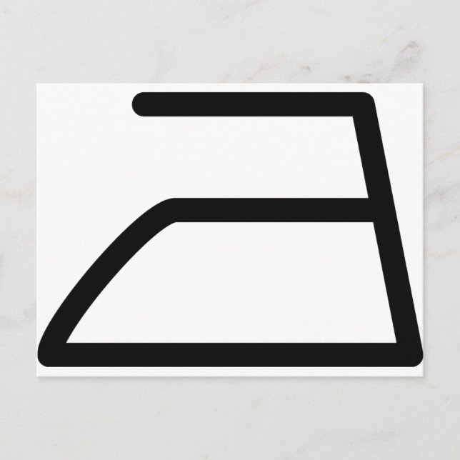 Postal icono de hierro eléctrico (Anverso)