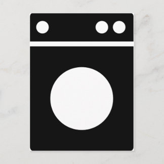 Postal icono de la lavadora