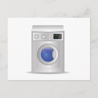 Postal icono de la lavadora