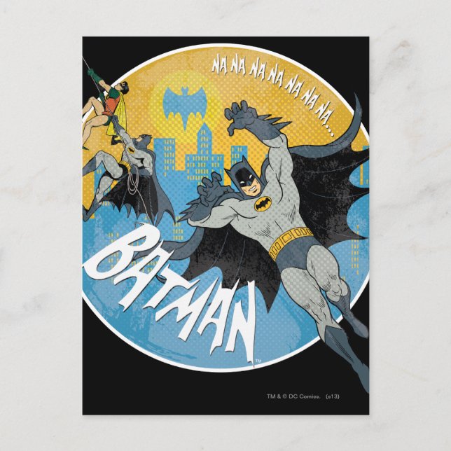 Postal Icono de NANANANANANA Batman (Anverso)