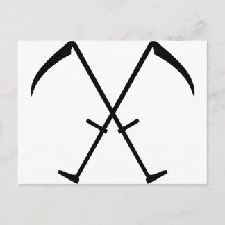 Postal icono de pantalla negra cruzada