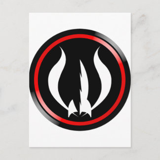 Postal Icono de Red Hot Rocket