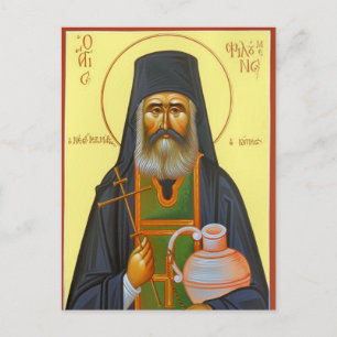 Postal Icono de San Filomeno el Nuevo Jeromártir