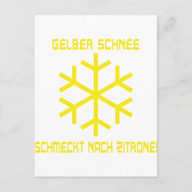Postal icono de schnee (Anverso)