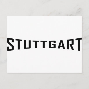 Postal icono de stuttgart deutschland