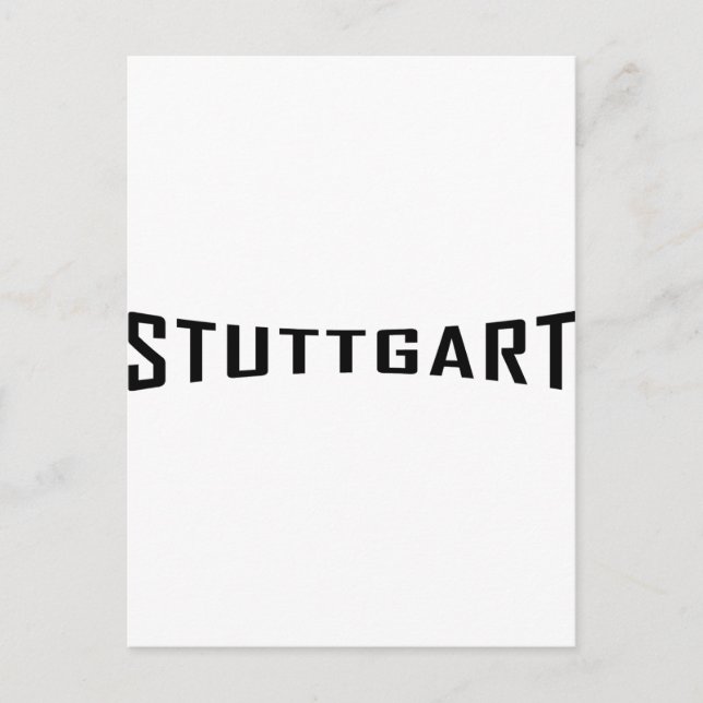 Postal icono de stuttgart deutschland (Anverso)