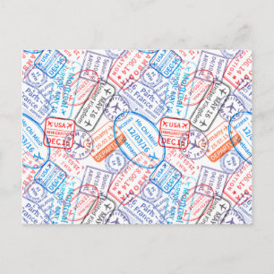 Postal Icono de viaje