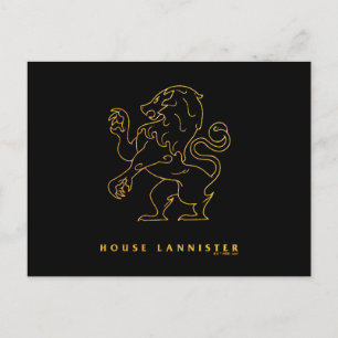 Postal Icono del Lannister de la Casa