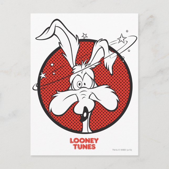 Postal Icono Dotty WILE. COYOTE™ (Anverso)