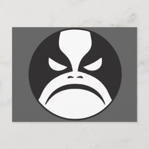 Postal Icono Metalizado negro