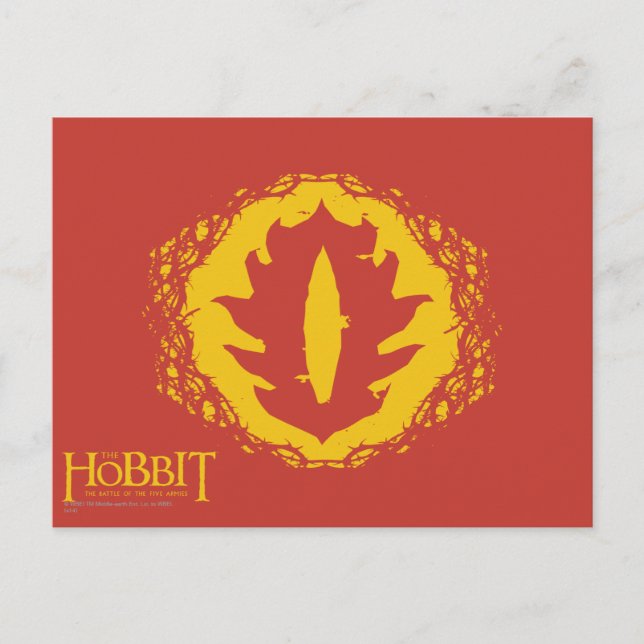 Postal Icono Ojo de Sauron (Anverso)