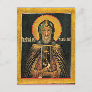 Postal Ícono ortodoxo cristiano de Stolbensk