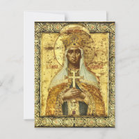 Icono ortodoxo de Santa Elena Igual a los Apóstole