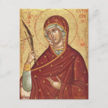 Icono ortodoxo de Santa Eufrosina de Alejandría