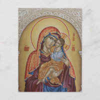 Icono ortodoxo oriental de Theotokos Christ Child