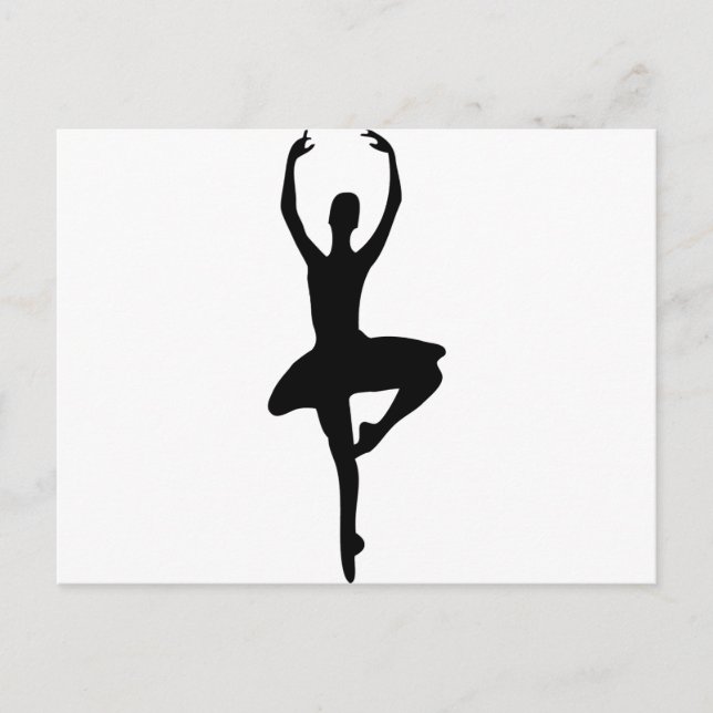 Postal icono prima ballerina (Anverso)