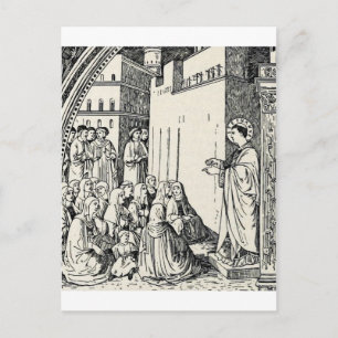 Postal Iconografía del arte fino de San Esteban el Protom