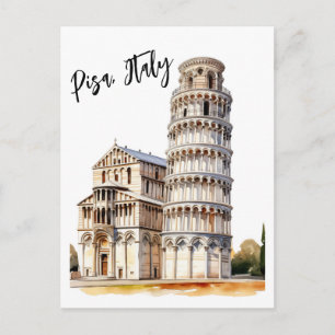 Postal Iconos atemporales de Pisa